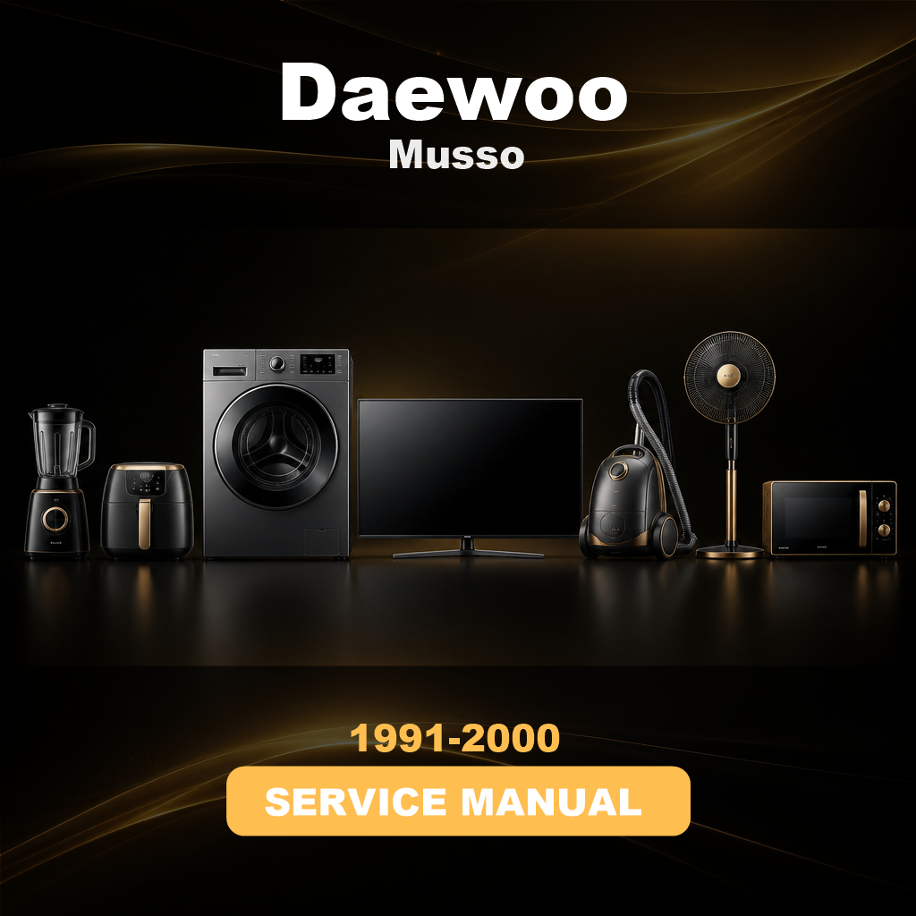 DAEWOO Musso 1991-2000 Factory Service Repair Manual