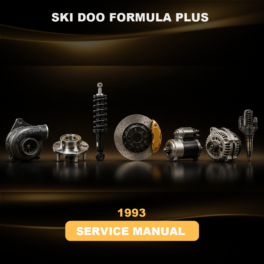 1993 SKI DOO FORMULA PLUS Factory Service & Work Shop Manual