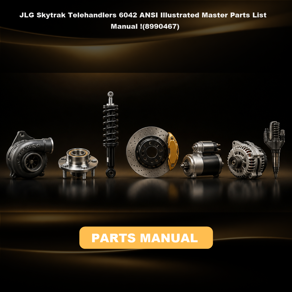 JLG Skytrak Telehandlers 6042 ANSI Illustrated Master Parts List Manual !(8990467)