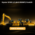 Hyster G160 (J1.60-2.00XMT) Forklift Parts Manual
