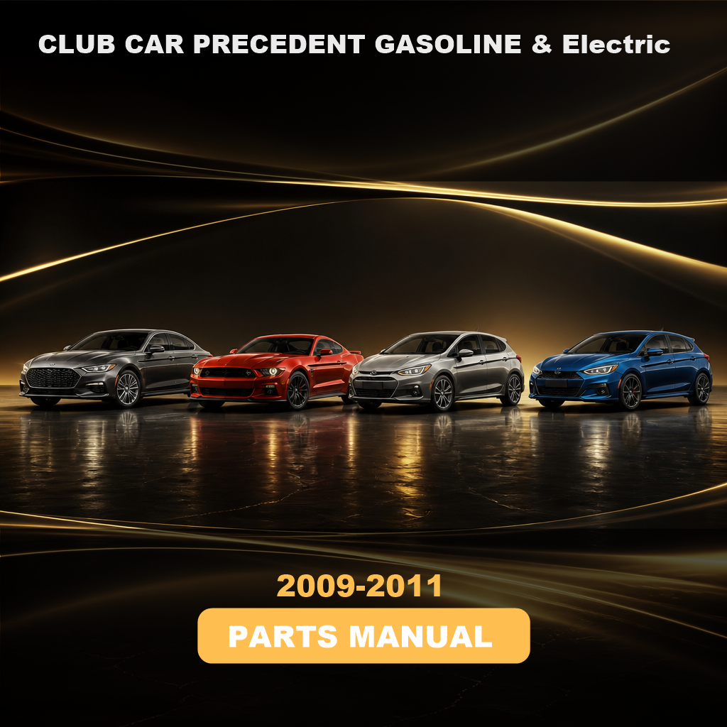 2009-2011 CLUB CAR PRECEDENT GASOLINE & Electric Parts LIST