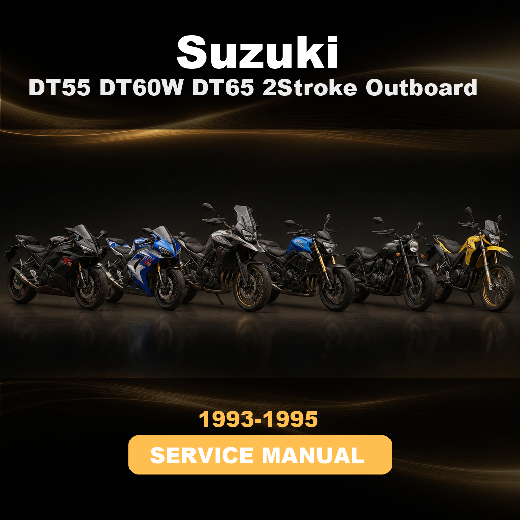 1993-1995 SUZUKI DT55 DT60W DT65 2Stroke Outboard Repair
