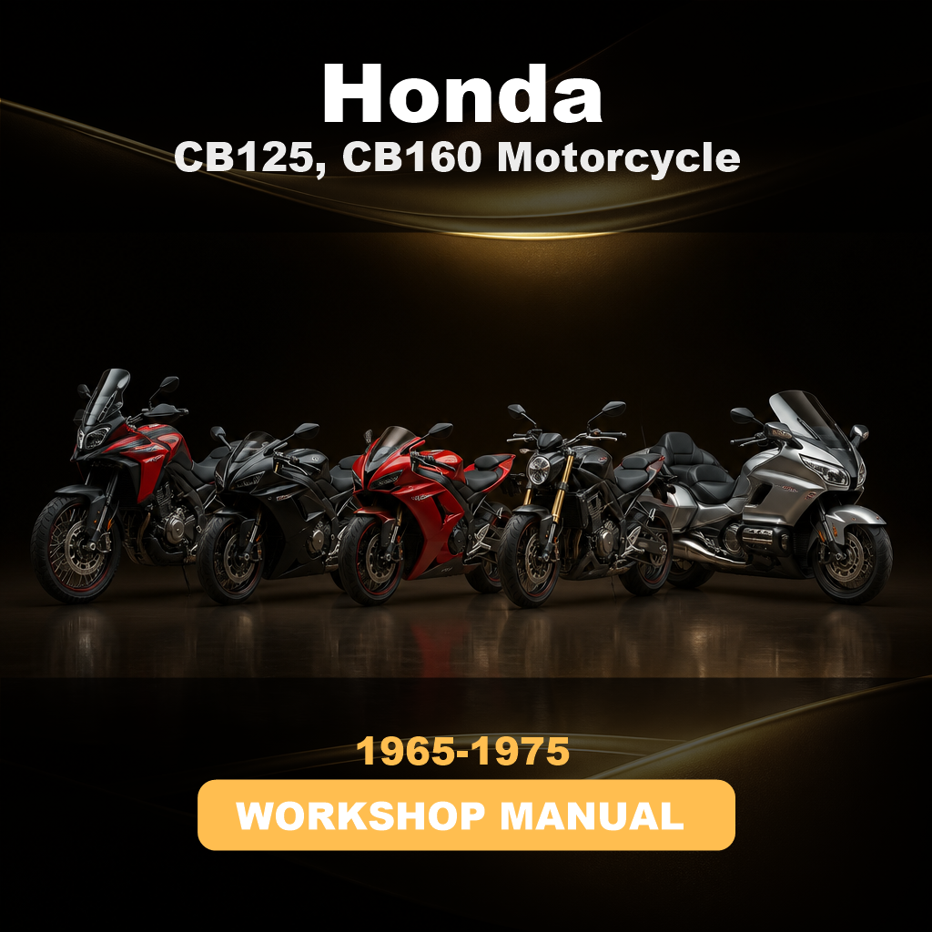 HONDA 1965-1975 CB125, CB160 Motorcycle Workshop Repair & Service Manual