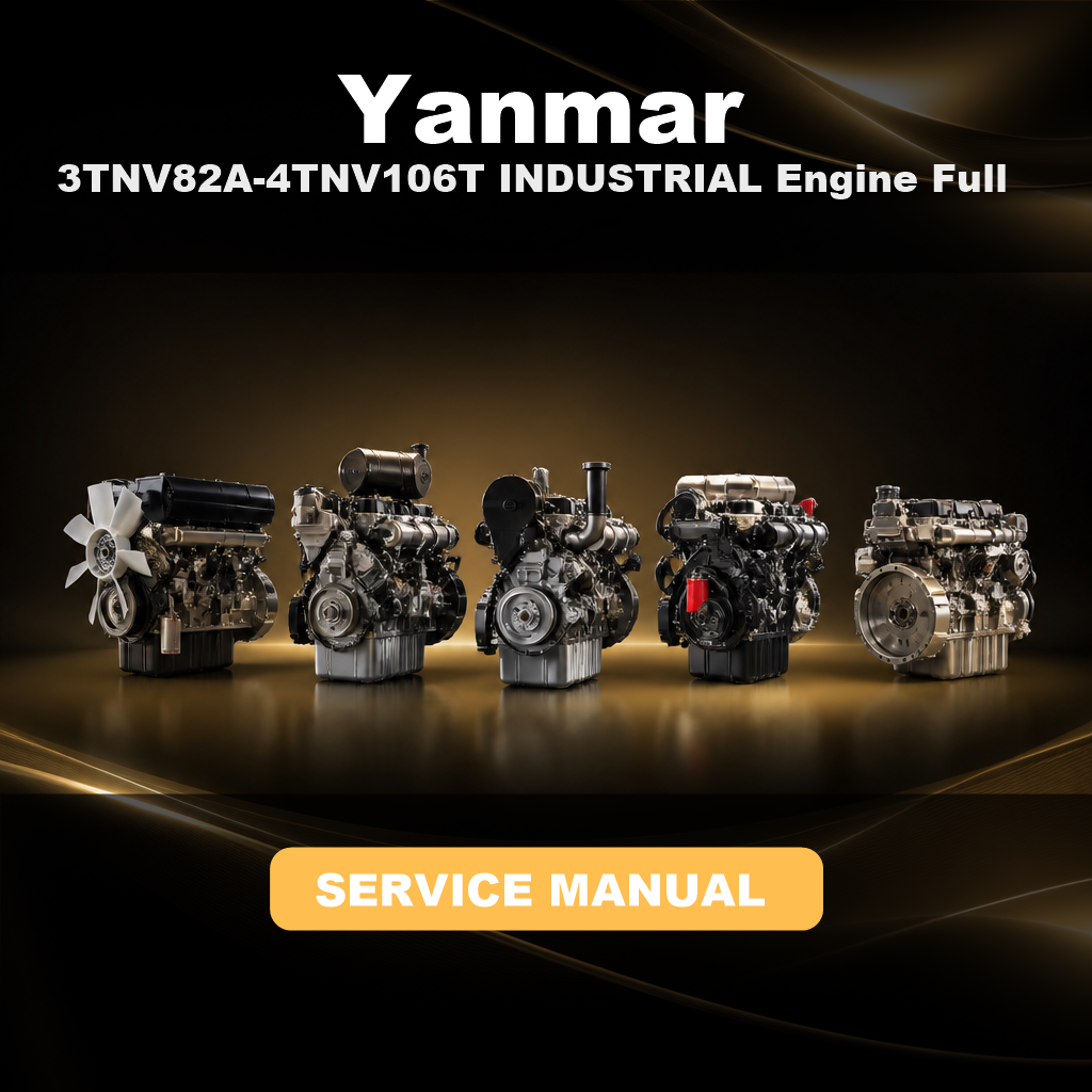YANMAR 3TNV82A-4TNV106T INDUSTRIAL Engine Full Service & Repair Manual