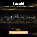 SUZUKI RM-Z250 Service Manual Repair 2008 RMZ250