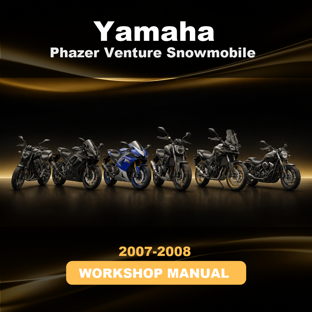2007 - 2008 YAMAHA Phazer Venture Snowmobile Service Repair Workshop Manual