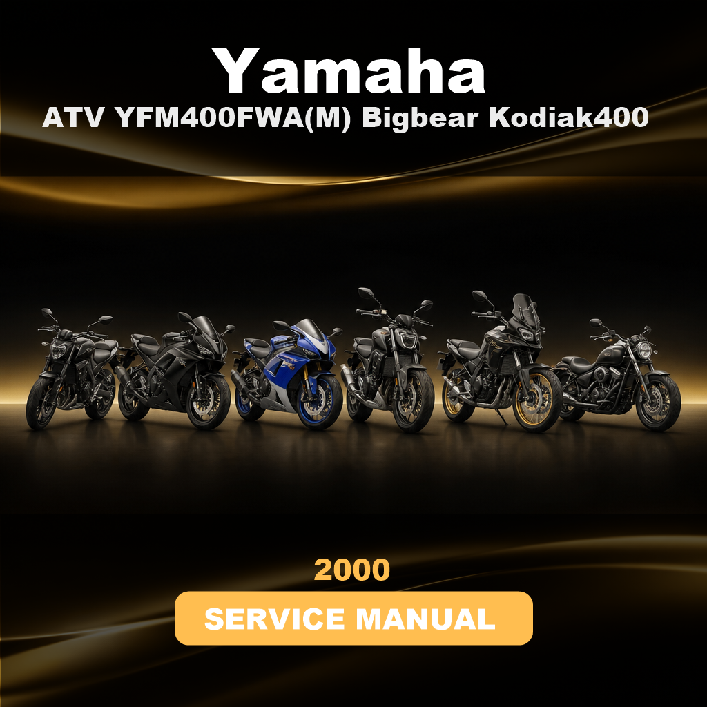 2000 YAMAHA ATV YFM400FWA(M) Bigbear Kodiak400 Service Manual