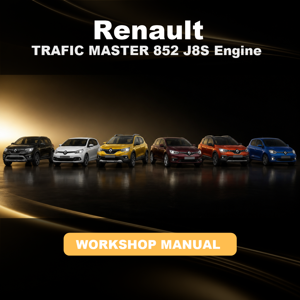 RENAULT TRAFIC MASTER 852 J8S Engine Workshop Repair Manual