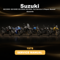 SUZUKI GS1000C GS1000E GS1000S GS1000L Full Service & Repair Manual 1979-Onwards