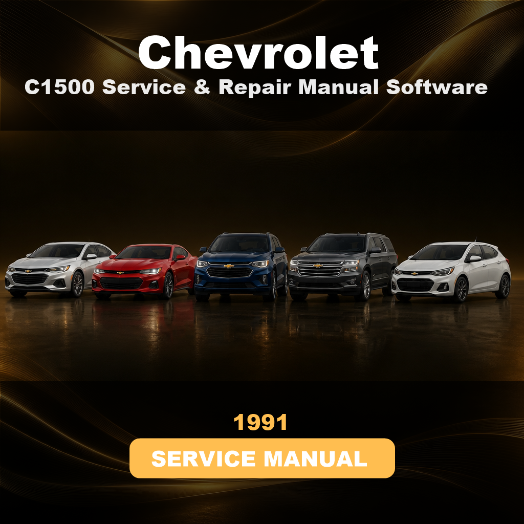 1991 CHEVROLET C1500 Service & Repair Manual Software