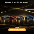 1993 PICKUP Truck C/k All Models Service And Repair Manual