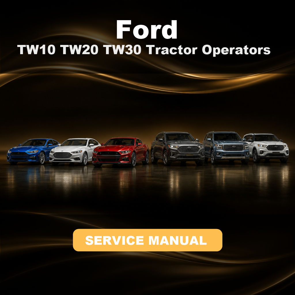 FORD TW10 TW20 TW30 Tractor Operators Manual
