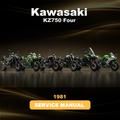 KAWASAKI KZ750 Four 1981 Factory Service Repair Manual