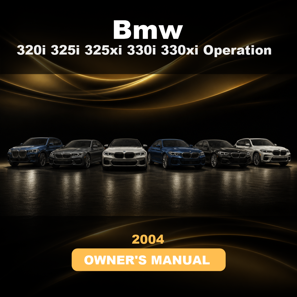 BMW 320i 325i 325xi 330i 330xi Operation Owner Maintenance Manual 2004