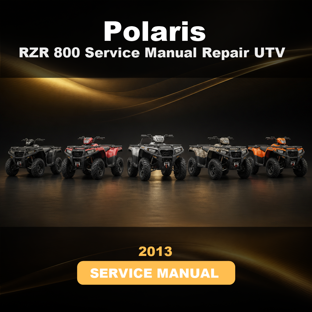 POLARIS RZR 800 Service Manual Repair 2013 UTV