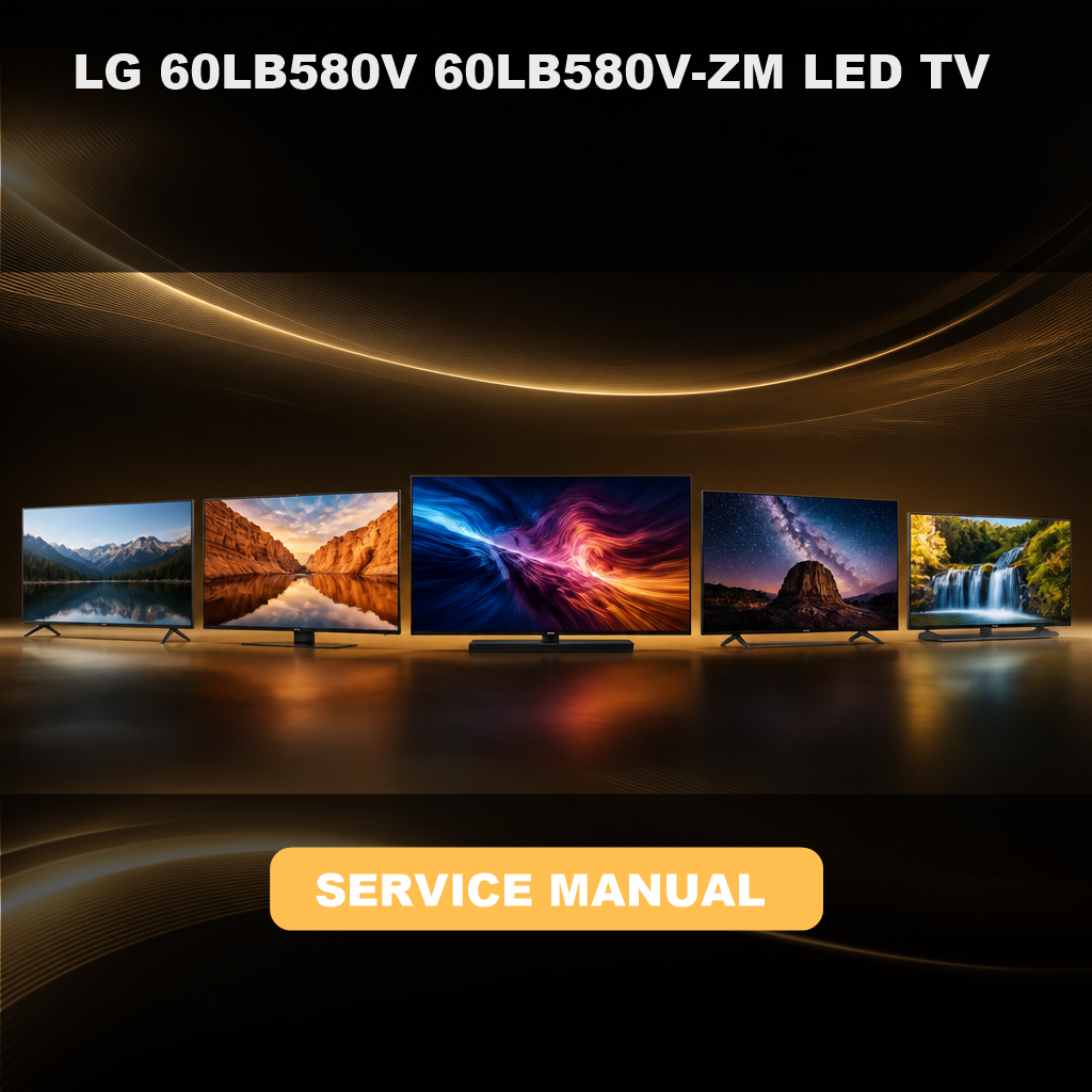 LG 60LB580V 60LB580V-ZM LED TV Service Manual