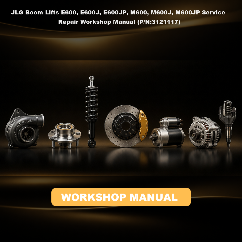 JLG Boom Lifts E600, E600J, E600JP, M600, M600J, M600JP Service Repair Workshop Manual (P/N:3121117)