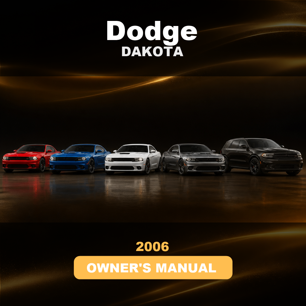 2006 DODGE DAKOTA Owners Manual