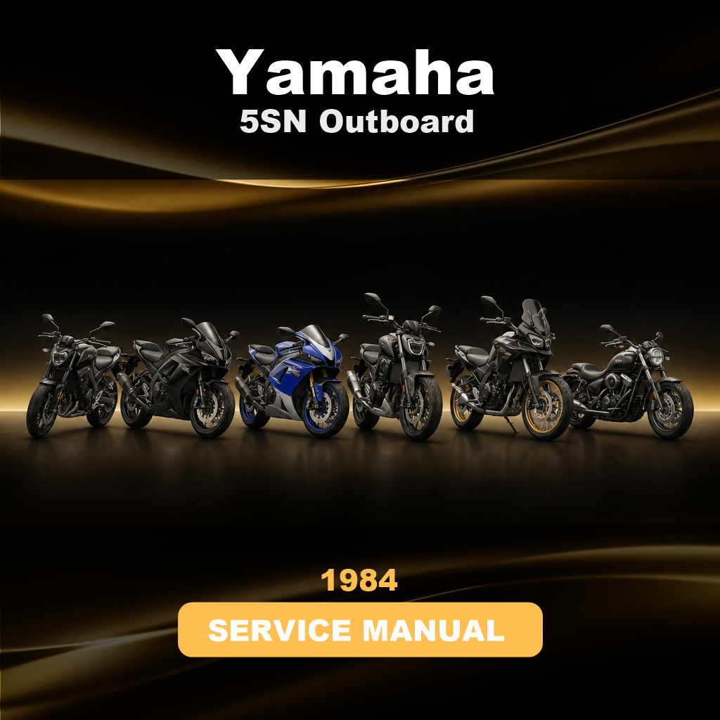 1984 YAMAHA 5SN Outboard Service Repair Maintenance Manual. Factory