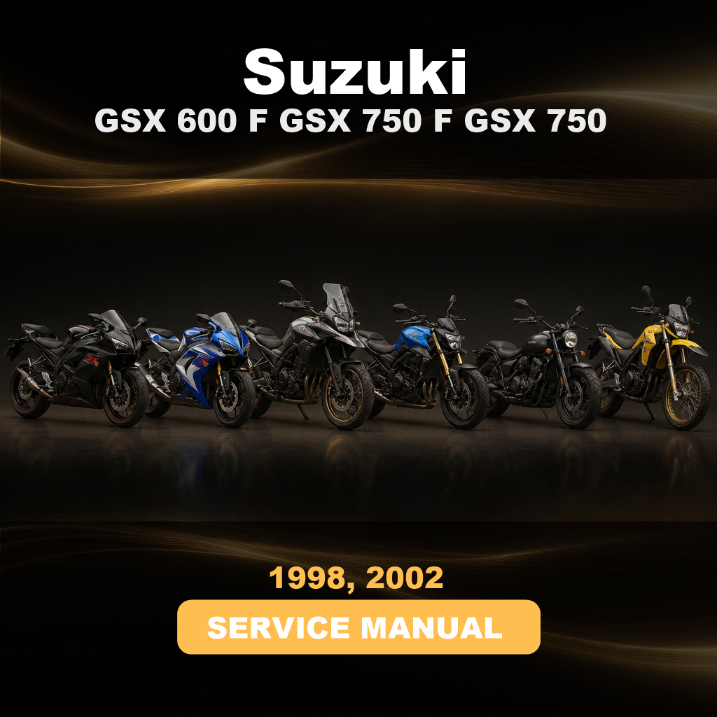 SUZUKI GSX 600 F GSX 750 F GSX 750 1998 2002 Manual