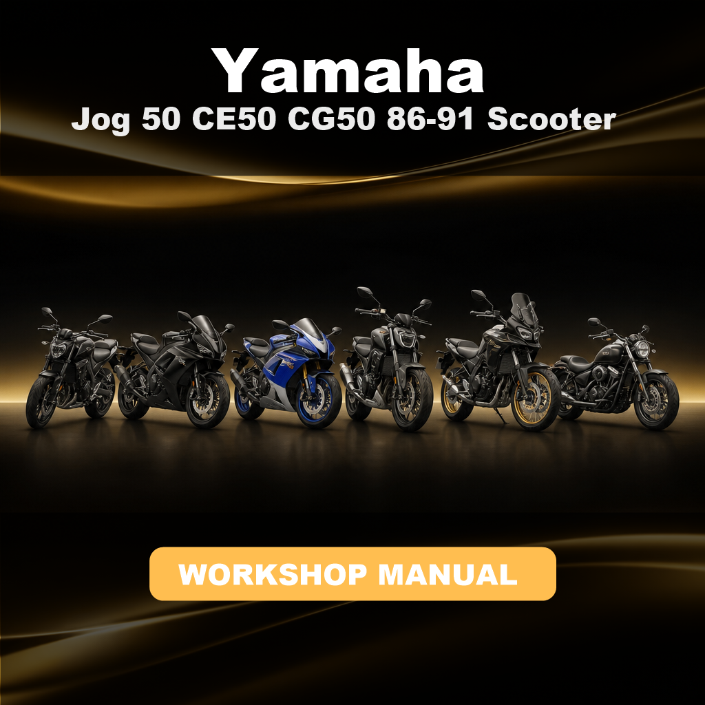YAMAHA Jog 50 CE50 CG50 86-91 Scooter Service Repair Workshop Manual