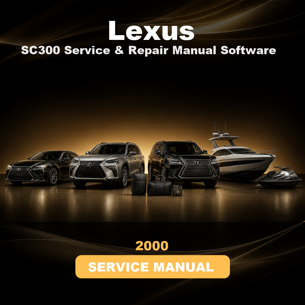 2000 LEXUS SC300 Service & Repair Manual Software