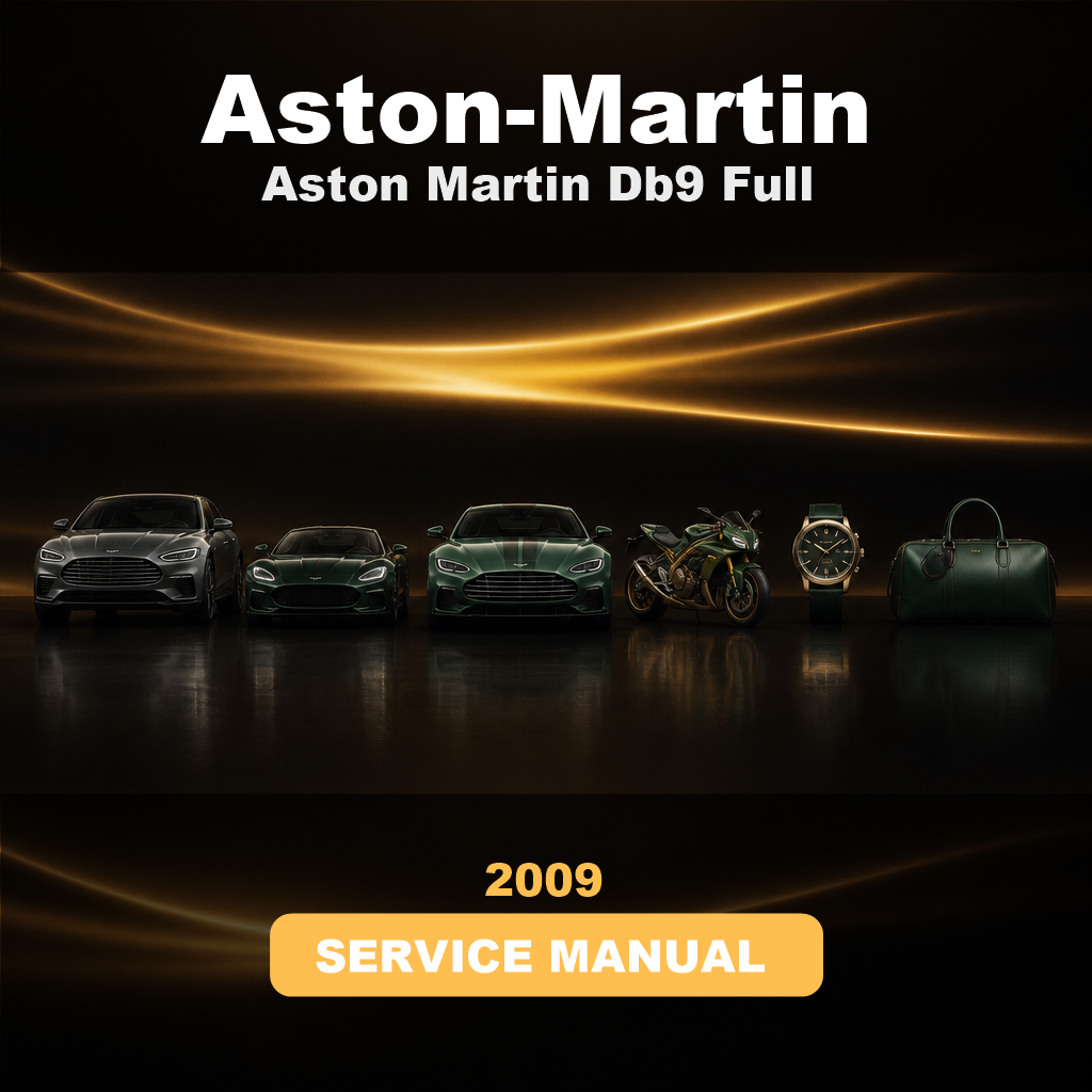 Aston Martin Db9 2009 Full Service Repair Manual