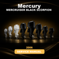 2006 MERCURY MERCRUISER BLACK SCORPION Factory Service & Work Shop Manual