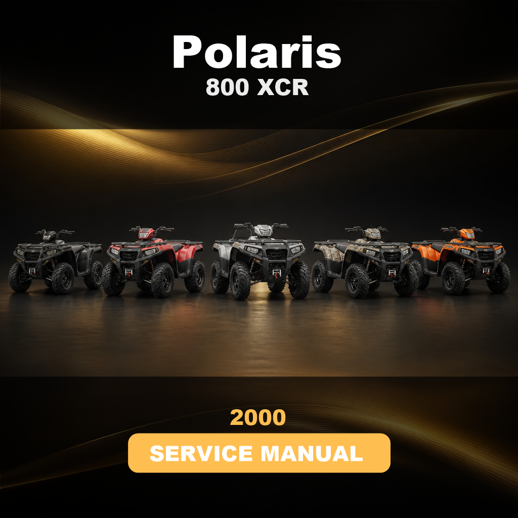 2000 POLARIS 800 XCR Factory Service & Work Shop Manual